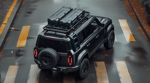Nuevo Diseño de Portaequipajes <span class=keywords><strong>Universal</strong></span> de Aluminio para Techo de <span class=keywords><strong>Coche</strong></span>, Piezas Exteriores para Vehículos Todoterreno, Plataforma de Techo para Jetour Traveler T2 - Product Image 3