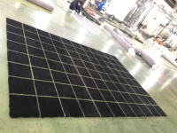 Tapis de sol moderne personnalisé fait main tufté pour salon, entrée et hôtel commercial