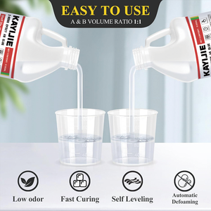 Adhesivo Epóxico Transparente Impermeable de Alto Rendimiento KAYIJIE, Resina Epóxica AB Adecuada para Manualidades de Cerámica - Product Image 4