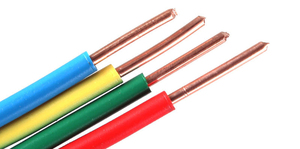 Fil électrique ignifuge résistant au feu industriel à conducteur unique en cuivre massif <span class=keywords><strong>gaine</strong></span> en PVC 1*1,5 mm pour l'éclairage - Product Image 2
