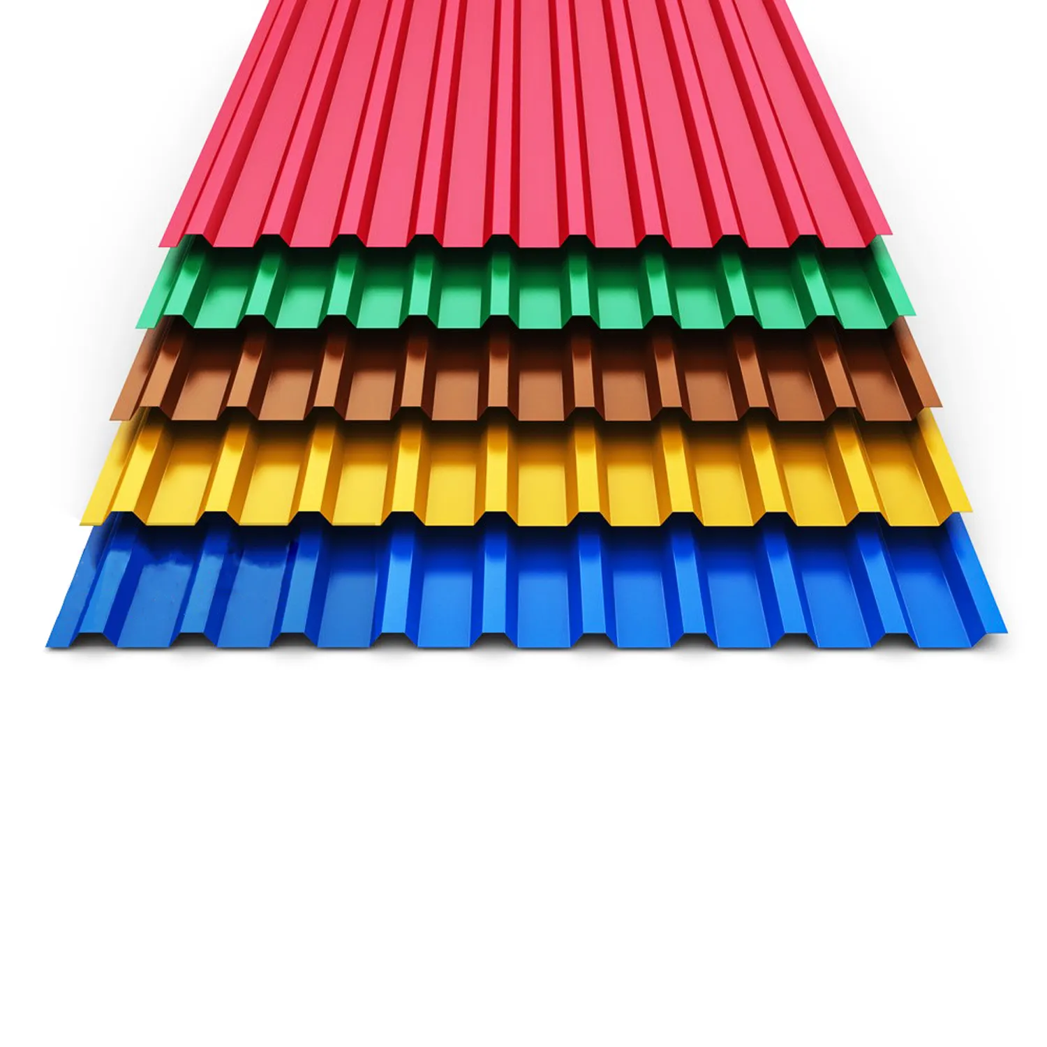 Çatı kaplama ürünleri renkli galvanizli metal çatı levhası