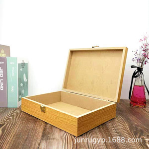 Caja de Almacenamiento de Madera Maciza Rectangular con Cerradura, Caja de Embalaje para Regalos y Manualidades, Grosor de 0.8 mm, Origen Cao County - Product Image 4