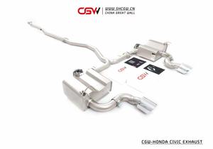 China Hersteller Edelstahl 304 Valve tronic Catback Auspuff mit Fernbedienung für Honda CIVIC 1.5T 10th Gen - Product Image 2