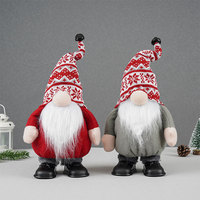 Joyeux Noël Décorations Maison Ornement Nouvel An Décorations 16''Musical Danse Noël Gnome Poupée