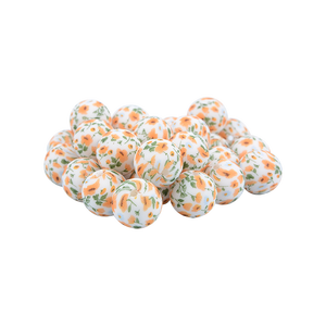 Produits uniques à vendre des perles imprimées en silicone sans Bpa faisant un bracelet <span class=keywords><strong>collier</strong></span> <span class=keywords><strong>de</strong></span> qualité alimentaire <span class=keywords><strong>pour</strong></span> bébé - Product Image 1