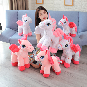 Jouets en peluche licorne, animaux en peluche, <span class=keywords><strong>mignon</strong></span> <span class=keywords><strong>poney</strong></span> pour cadeau, peluche douce licorne - Product Image 4