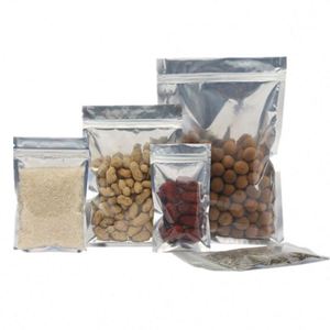 Sacs écologiques à fermeture auto-adhésive pour fruits secs, 3 côtés scellés avec fermeture éclair, 22x37cm, pack promotionnel - Product Image 3