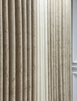 100% polyester, tissu jacquard haute densité, résistant à l'usure et ne se détache pas, adapté aux rideaux et aux taies d'oreiller