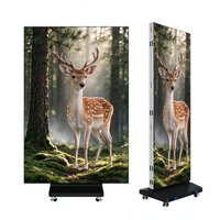 Layar Video LED P1.9 untuk Poster, Display Iklan Berdiri untuk Terminal Kapal Pesiar Mediterania, Termasuk Suku Cadang Gratis