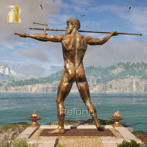 Özelleştirilmiş sıcak satış yüksek kalite açık yaşam boyutu <span class=keywords><strong>Poseidon</strong></span> bronz heykeli - Product Image 4