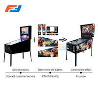 Machine de jeu d'arcade de flipper virtuel à pièces, 4k, jeu de flipper classique pas cher, vente en gros, UE