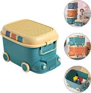 Oem China Wholesale Stackable Durable Plastic Kids <b>Storage</b> <b>Box</b> Cute Toys Organizers Toy Bricks <b>Storage</b> <b>Bins</b> - Product Image 2