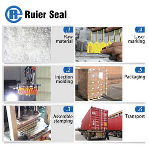 Sello de Seguridad de Plástico Desechable con Número, Modelo REP218, Muestra Disponible - Product Image 5