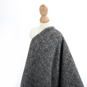 Tissu Hacci Jacquard Chevrons Fil Teint Rayonne Ploy Span Stretch Brossé Tricoté Tissu Textile Fournisseur pour Vêtement Utilisation Costume - Product Image 4