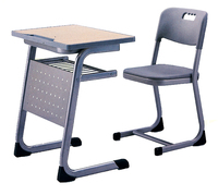 Bureau d'étude mobile pour enfant, table et chaise de classe pour étudiants