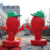 Homard gonflable géant en vente chaude pour la publicité