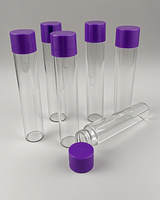 109 tubes en verre avec bouchon CR, sérigraphiés, emballage en rouleau de haute qualité, bouchons à vis colorés, flacons pour boissons énergisantes