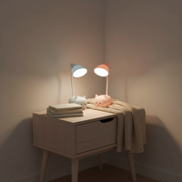 Veilleuse de table LED moderne pour enfant, design mignon de dessin animé, animaux domestiques (ours, cochon, chat, chien), en ABS, rechargeable par USB, protection des yeux