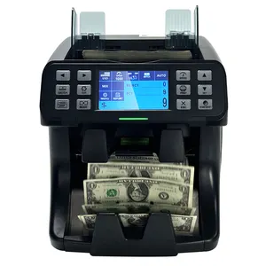 Mixed Denomination Cash Counting Machine Serial number Reading With built in printer Value Counter Fake notes Sorter
