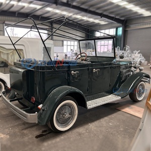 Voiture électrique classique noire vintage / Voiture rétro classique de haute qualité 5 places / Voiture vintage rétro antique 5 places à vendre - Product Image 1