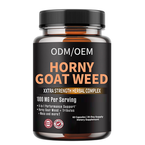 Horny Goat suplemen pria, dengan akar Maca hitam Tongkat Ali Saw Palmetto <span class=keywords><strong>Panax</strong></span> ekstrak Ginseng Horny Goat kapsul gulma - Product Image 1