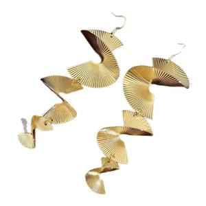 Pendientes de Borla Chapados en Oro para Mujer, de Aleación, para Fiesta, de Moda, Colgantes, Joyería de Tendencia - Product Image 4