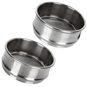 Tamis de laboratoire empilable en treillis métallique tissé en acier inoxydable 304/316 personnalisé pour tamisage de particules, farine et poudre, à tissage plat - Product Image 4