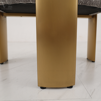 Fauteuil Scandinave Rétro Nordique de Luxe Moderne Rembourré Minimaliste Noir pour Salon