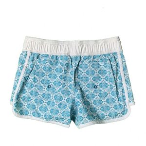 Shorts de bain et de surf personnalisés pour femmes, extensibles dans quatre directions, respirants, motif léopard, vente en gros, sublimation - Product Image 4