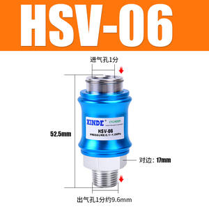 Vanne d'échappement pneumatique à pousser et à glisser HSV-06 HSV-08 HSV-10 HSV15, vannes de commande, interrupteur coulissant - Product Image 6