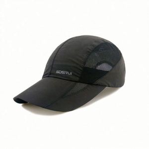 Casquette de sport d'été imperméable et respirante en nylon, casquette de performance non structurée à calotte souple, légère pour la course, séchage rapide, certifiée BSCI - Product Image 1