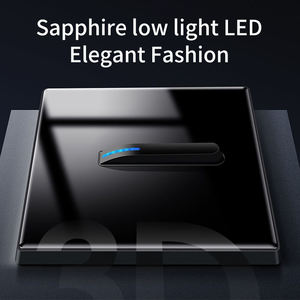 ग्लास पैनल पियानो कुंजी बटन दीवार स्विच का नेतृत्व यूरोपीयन 16a सॉकेट रेट्रो टॉगल लाइट स्विच यू मानक <span class=keywords><strong>1</strong></span>गैंग<span class=keywords><strong>2</strong></span>वे 110-250v - Product Image 3