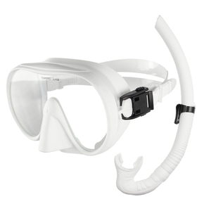 Hochwertiges Silikon-Tauchschnorchel-Masken set für Erwachsene Bestes Schnorchel-Kit Anti-Fog-Einzellinsen-Schwimm maske Tauchen Schnorchel - Product Image 4