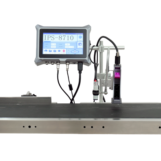 HP TIJ 2.5 Technology Industrial Inkjet Printer 7 Inch Touch Screen Date QR Code Marking Machine with RFID Encryption