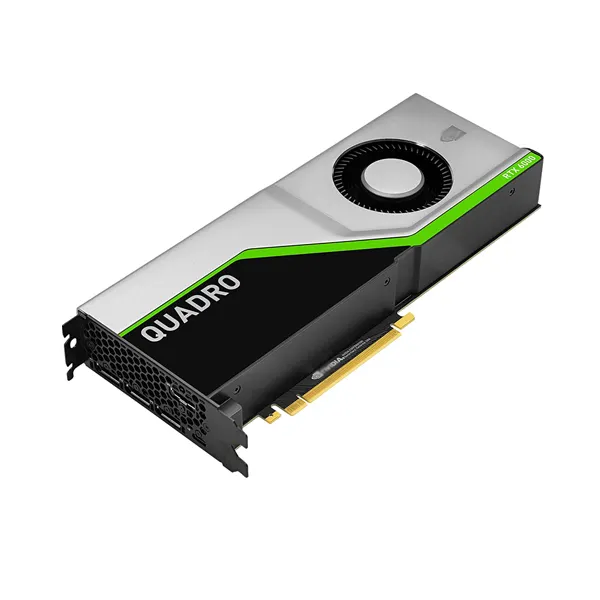 Nvidia Quadro GPU RTX6000 وحدة معالجة جرافيك بطاقة فيديو 24G
