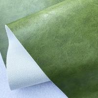 Cuir synthétique ciré brillant gaufré en gros de Chine pour ceintures, chaussures, sacs, canapés, vêtements
