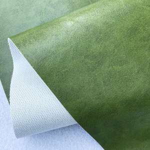 Chinese Wholesale Shiny Waxed <strong>Leather</strong> Material Faux <strong>Leather</strong> For Belt <strong>Shoes</strong> Bag - Product Image 2