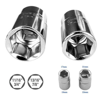 Clé à écrou de roue extensible réglable à 4 voies, clé à roue pour changement de pneu, métrique, OEM, acier inoxydable, 30NM