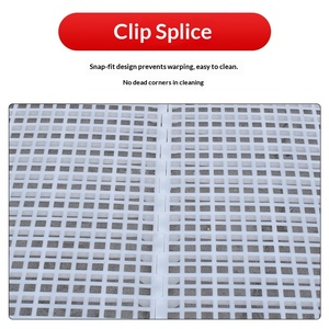 Plaque anti-fuite en plastique pour litière de poulet, pour cages et poulaillers de volailles, lapins, canards, oies, pigeons - Product Image 2