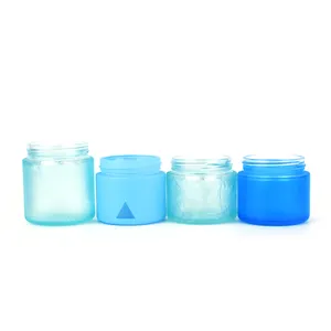 Transparent 1 Oz 2 Oz 3 Oz 4 Oz 6 Oz 8 Oz 18 Oz Airtight Child Resistant Glass Jar Leaf Flower Packaging Containers With Lids