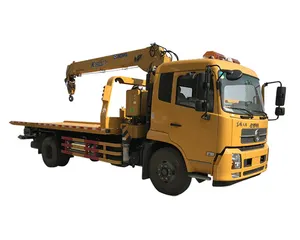 hydraulic 12T 14 Tons emergency road rescue Falling vehicle hydraulic traction system crane rotator wrecker truck