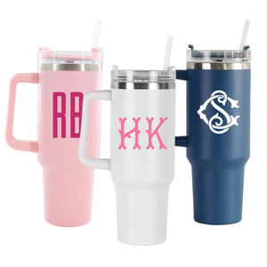 New Design Stainless Steel Double Wall Vacuum Insulated BPA Free 40oz Coloured Marble Leak-Proof Cold Beer Tumbler LED - Product Image 1