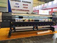 Imprimante grand format 3,2 m Imprimante jet d'encre à solvant écologique industrielle S3200 Imprimante numérique textile de bannière extérieure Sublimation