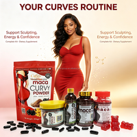 Kit de Crème et Poudre à Base de Plantes Maca Plus Marque Privée pour l'Augmentation des Fesses – Produit Complet et Abordable pour l'Augmentation des Fesses