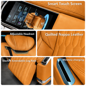 Sièges en cuir personnalisés pour voiture électrique VIP de luxe, sièges de capitaine pour Mercedes-Benz Sprinter, sièges conducteur et passager 2025 - Product Image 3