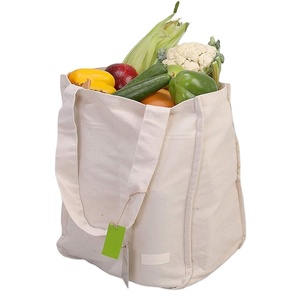 New Arrival 100% Organic Cotton Shopping <b>Bag</b> Eco-Friendly <b>Foldable</b> Canvas Tote for Grocery for Gift Wholesale Printing Pattern - Product Image 1