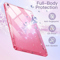 Étui de protection intelligent pliable pour iPad Air 11, iPad 10.9 et iPad Air 4/5, en cuir PU, coque rigide en PC, fonction de réveil/veille automatique, antichoc