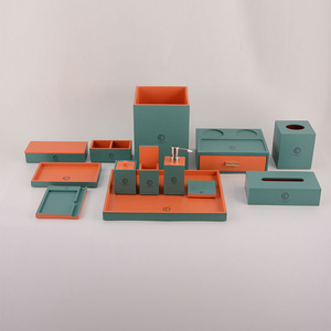 Juego de accesorios para habitación de hotel de 5 estrellas, juego de resina de formación integrada para habitación de invitados, pintura en aerosol respetuosa con el medio ambiente - Product Image 1