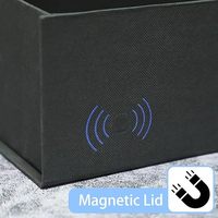 Boîte cadeau de luxe biodégradable en carton portable avec couvercle magnétique, ruban et gaufrage pour vin, whisky, vodka, fête des mères, anniversaire