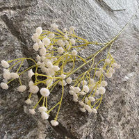 Bunga Baby's Breath Plastik Imitasi Alwaysbloom Satu Tangkai; Buket Pengantin Ikat Tangan Tekstur Lembut Dekorasi Rumah Pernikahan Fotografi